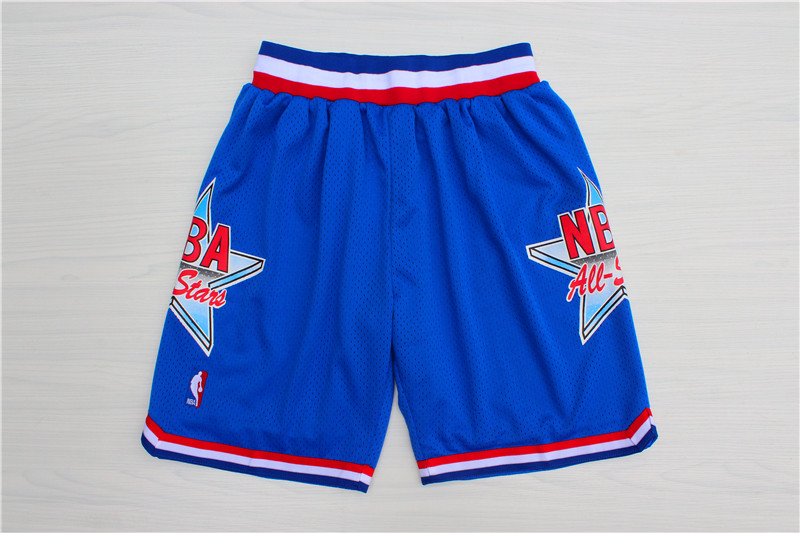 Men 1992 NBA All Star blue shorts->more jerseys->NBA Jersey